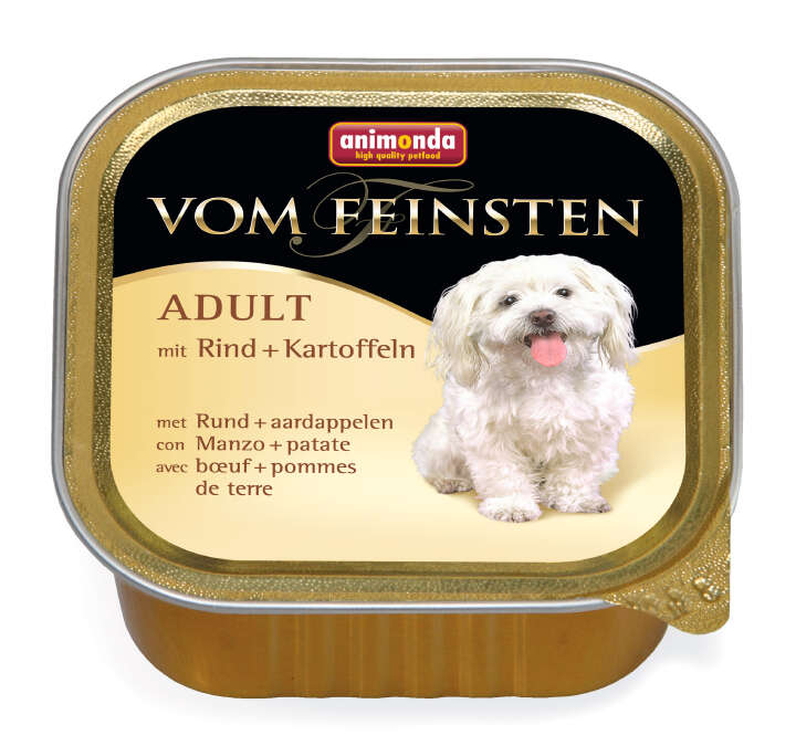 animonda Hunde-Nassfutter Adult Rind + Kartoffel